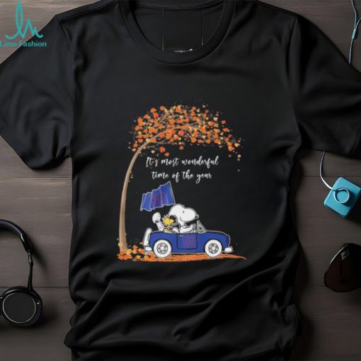 It’s Most Wonderful Time Of The Year Peanuts Snoopy New York Giants Shirt