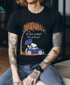 It’s Most Wonderful Time Of The Year Peanuts Snoopy New York Giants Shirt