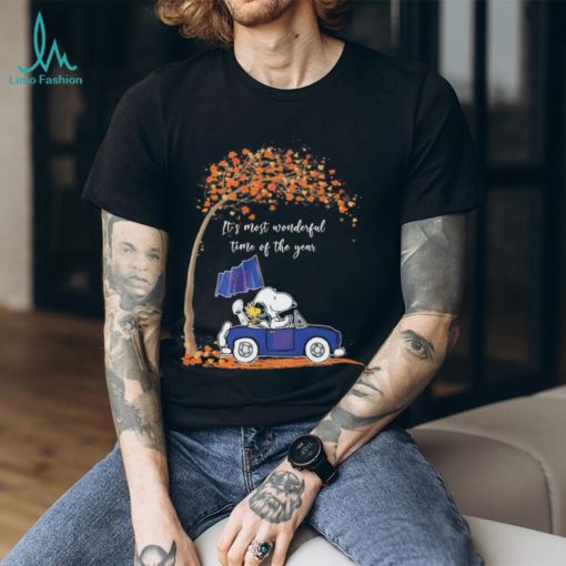 It’s Most Wonderful Time Of The Year Peanuts Snoopy New York Giants Shirt