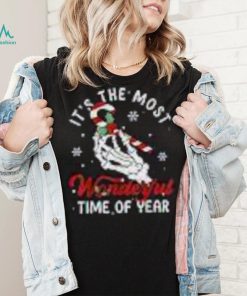 It's The Most Wonderful Time Of The Year Christmas Skeleton Shirt