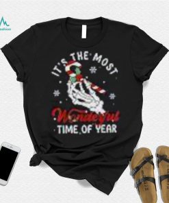 It's The Most Wonderful Time Of The Year Christmas Skeleton Shirt