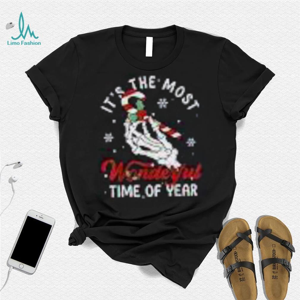 It's The Most Wonderful Time Of The Year Christmas Skeleton Shirt It's The Most Wonderful Time Of The Year Christmas Skeleton Shirt