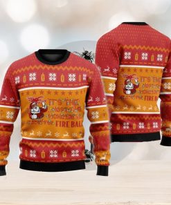 It’s Time For Fireball Whiskey 3D Ugly Christmas Sweater Men And Women Christmas Gift