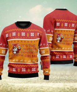 It’s Time For Fireball Whiskey 3D Ugly Christmas Sweater Men And Women Christmas Gift