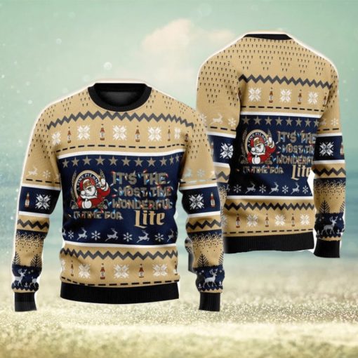 It’s Time For Miller Lite 3D Ugly Christmas Sweater Men And Women Christmas Gift