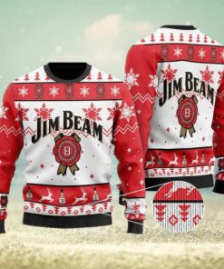 J I M B E A M Beer Lover Gift 3d All Over Printed Ugly Christmas Sweater