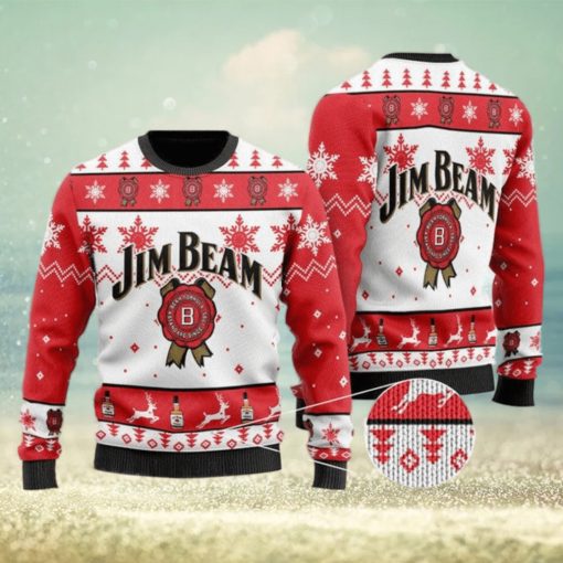 J I M B E A M Beer Lover Gift 3d All Over Printed Ugly Christmas Sweater