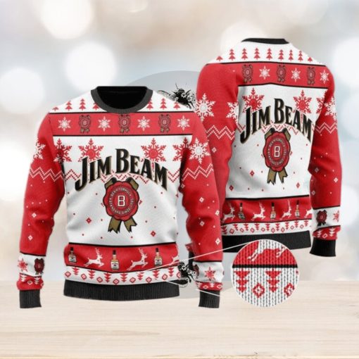 J I M B E A M Beer Lover Gift 3d All Over Printed Ugly Christmas Sweater