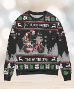 Jack And Sally The Most Wonderful Time Of The Year Ugly Christmas Sweater