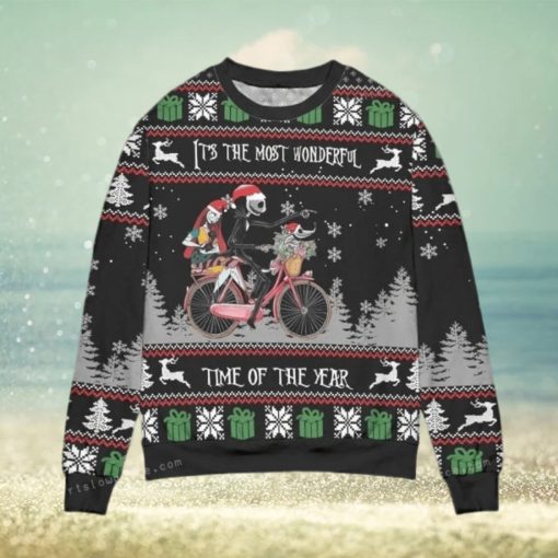 Jack And Sally The Most Wonderful Time Of The Year Ugly Christmas Sweater