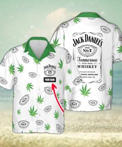 Jack Daniel’s Canabis Tropical Custom Name Hawaiian Shirt Love Beer Gift