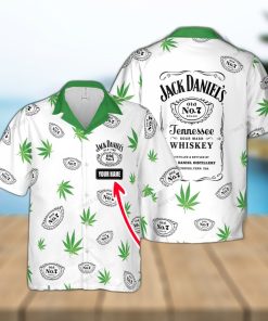 Jack Daniel’s Canabis Tropical Custom Name Hawaiian Shirt Love Beer Gift