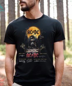 Jack Skellington Collab AC DC Signature Halloween T Shirt