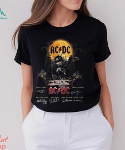 Jack Skellington Collab AC DC Signature Halloween T Shirt