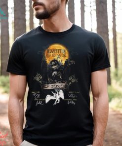 Jack Skellington Collab Led Zeppelin Signature Halloween T Shirt