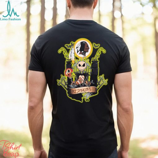 Jack skellington halloween Washington redskins 2023 shirt