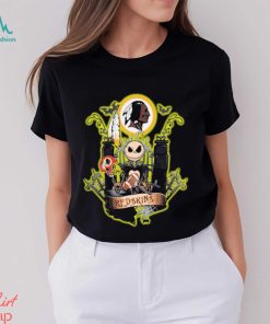 Jack skellington halloween Washington redskins 2023 shirt