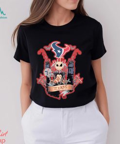 Jack skellington halloween houston texans 2023 shirt