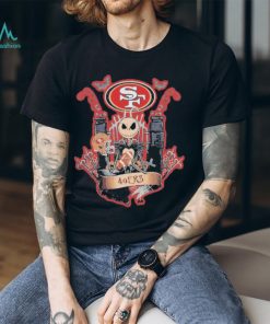 Jack skellington halloween san francisco 49ers fan shirt