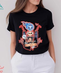 Jack skellington halloween tennessee titans 2023 shirt