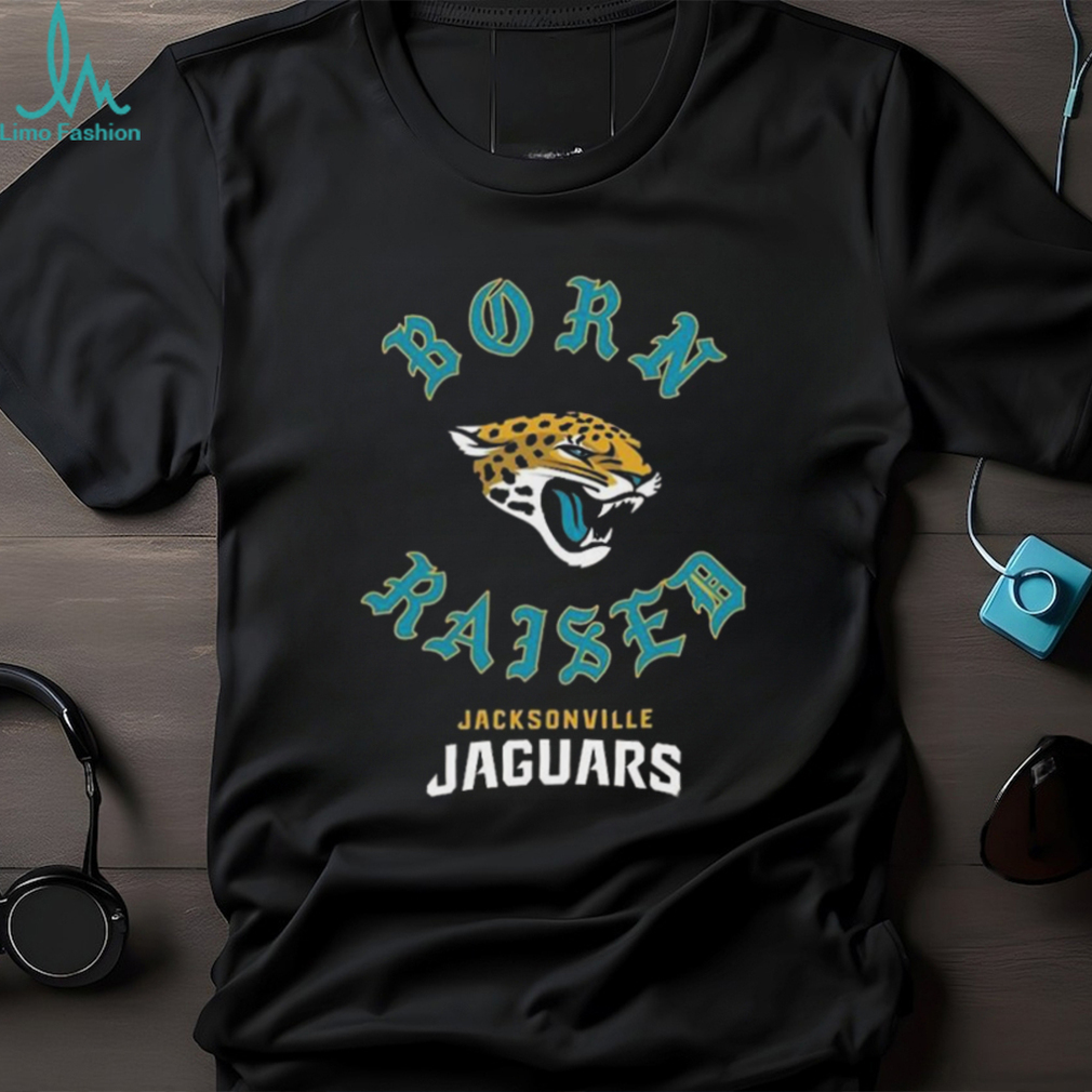 Official Jacksonville Jaguars Born X Raised Unisex T-shirt - Bluecat