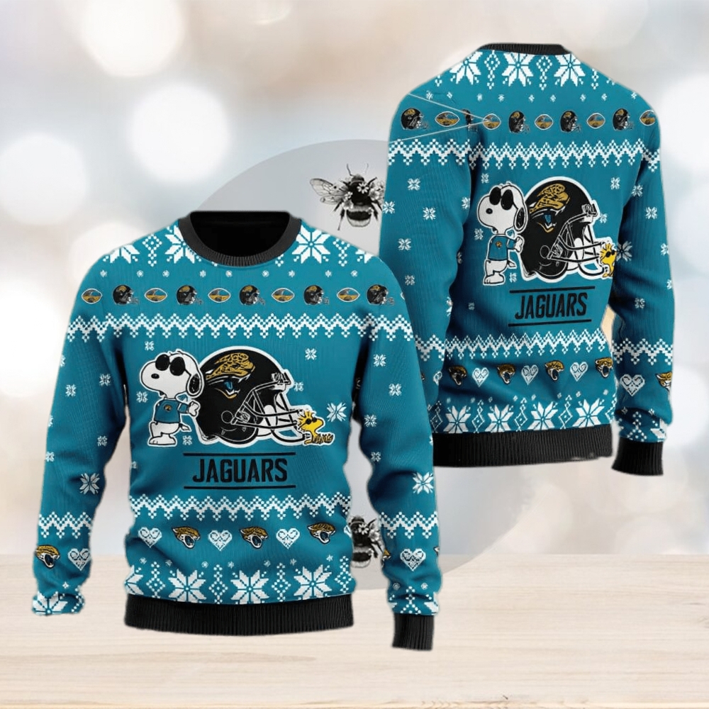 Jacksonville Jaguars Christmas Vintage Pattern Ugly Christmas Sweater For  Fans