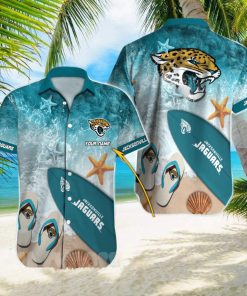 Custom Name Jacksonville Jaguars Hawaiian Shirt NFL Football