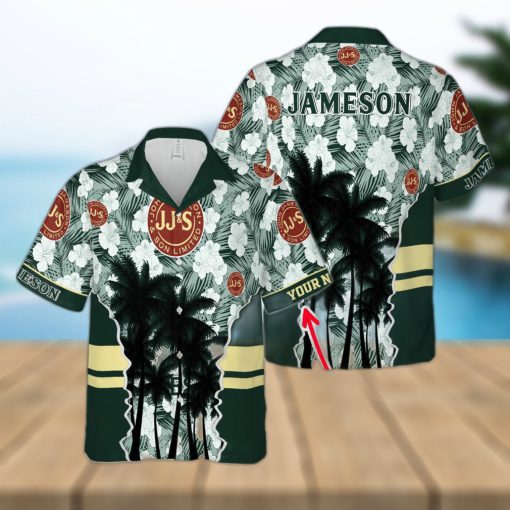 Jameson Irish Whiskey Famous Custom Name Design Hawaiian Shirt For Men And Women Gift Beach