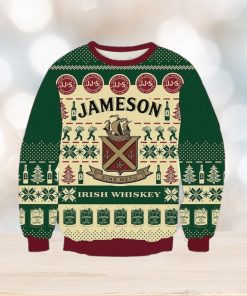 Jameson Irish Whiskey Sweater 3D Ugly Christmas Sweater For Men And Women