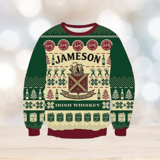 Jameson Irish Whiskey Sweater 3D Ugly Christmas Sweater For Men And Women