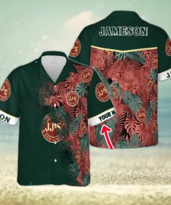 Jameson Irish Whiskey Top Custom Name Design Hawaiian Shirt For Men And Women Gift Beach