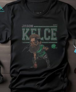 Jason Kelce Philadelphia Cartoon WHT