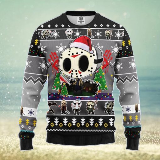 Jason Voorhees Chibi Amazing Gift Ugly Christmas 3D Sweater Christmas Gift For Men And Women