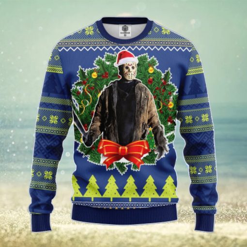 Jason Woorhees Amazing Gift Ugly Christmas 3D Sweater Christmas Gift For Men And Women