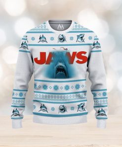 Jaws Shark Ugly Christmas Sweater 3D All Over Print Christmas Gift