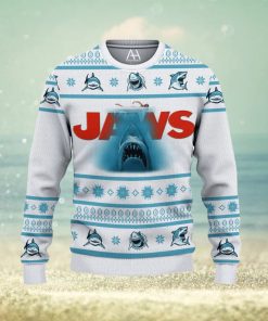 Jaws Shark Ugly Christmas Sweater 3D All Over Print Christmas Gift