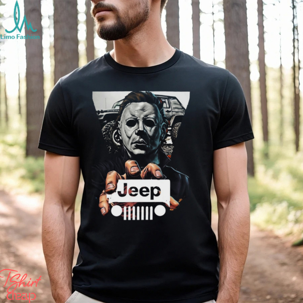 Jeep Collab Michael Myers Unisex T Shirt   Limotees