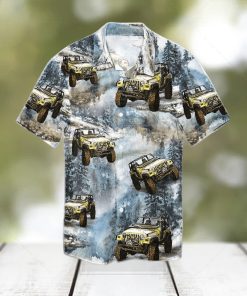 Jeep In The Forest Hawaiian Shirt Unisex Adult