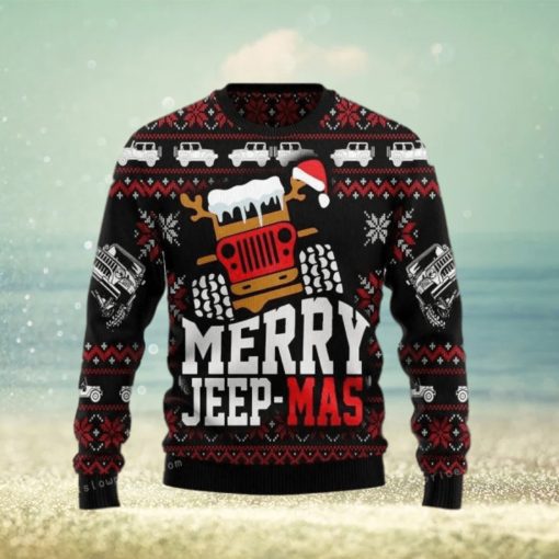 Jeep Mas Christmas Ugly Sweater