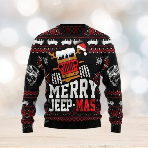 Jeep Mas Christmas Ugly Sweater