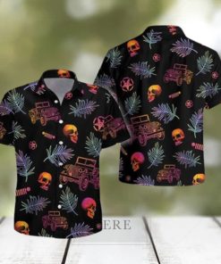 Jeep Skull Unisex Hawaiian Aloha Shirts