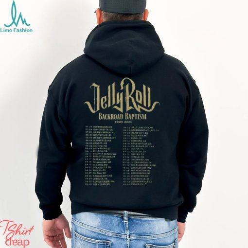 Jelly Roll 2023 Tour Shirt Backroad Baptism Classic Unisex