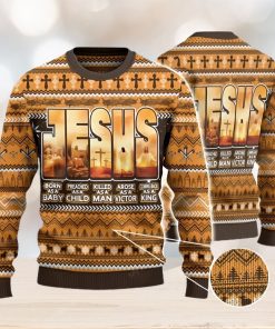 Jesus Born Christmas Gift Ugly Christmas Sweater 3D Gift For Men And Women