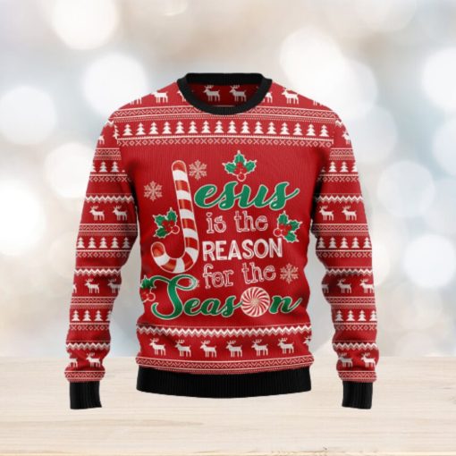 Jesus Is The Reason For The Season Ugly Christmas Sweater Gift Men Women