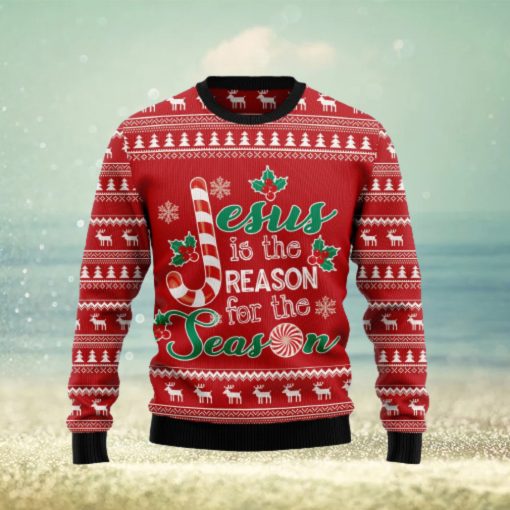 Jesus Is The Reason For The Season Ugly Christmas Sweater Gift Men Women