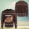 Skiing Ugly Christmas Sweater Xmas Gift 3D Christmas Sweater