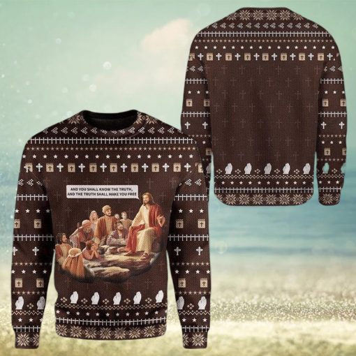 Jesus Ugly Christmas Sweater Outfit Gift For Men And Women