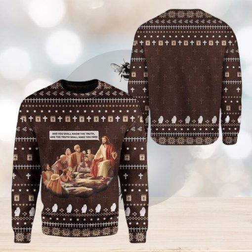 Jesus Ugly Christmas Sweater Outfit Gift For Men And Women