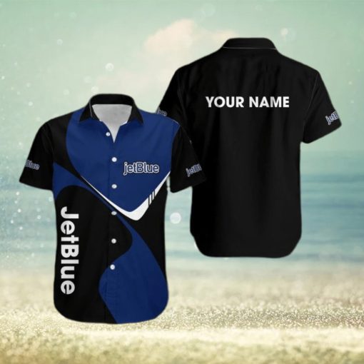 Jetblue Personalized Name Exotic Pattern AOP Hawaii Shirt Men And Women Gift For Family