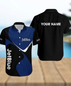 Jetblue Personalized Name Exotic Pattern AOP Hawaii Shirt Men And Women Gift For Family